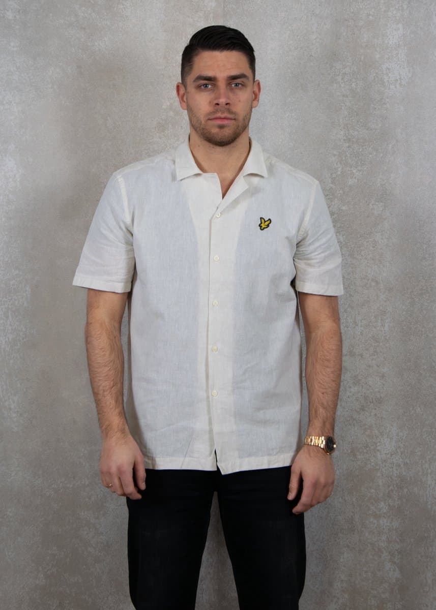 Lyle & Scott Linen Blend Oxford Revere Shirt