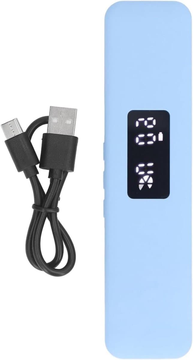 Bone Conduction Stereo Mini Bluetooth5.3 Sleep Headphones with Digital Display Timer Function for Side Sleepers Deep Sleep Meditation Insomnia (BLUE)