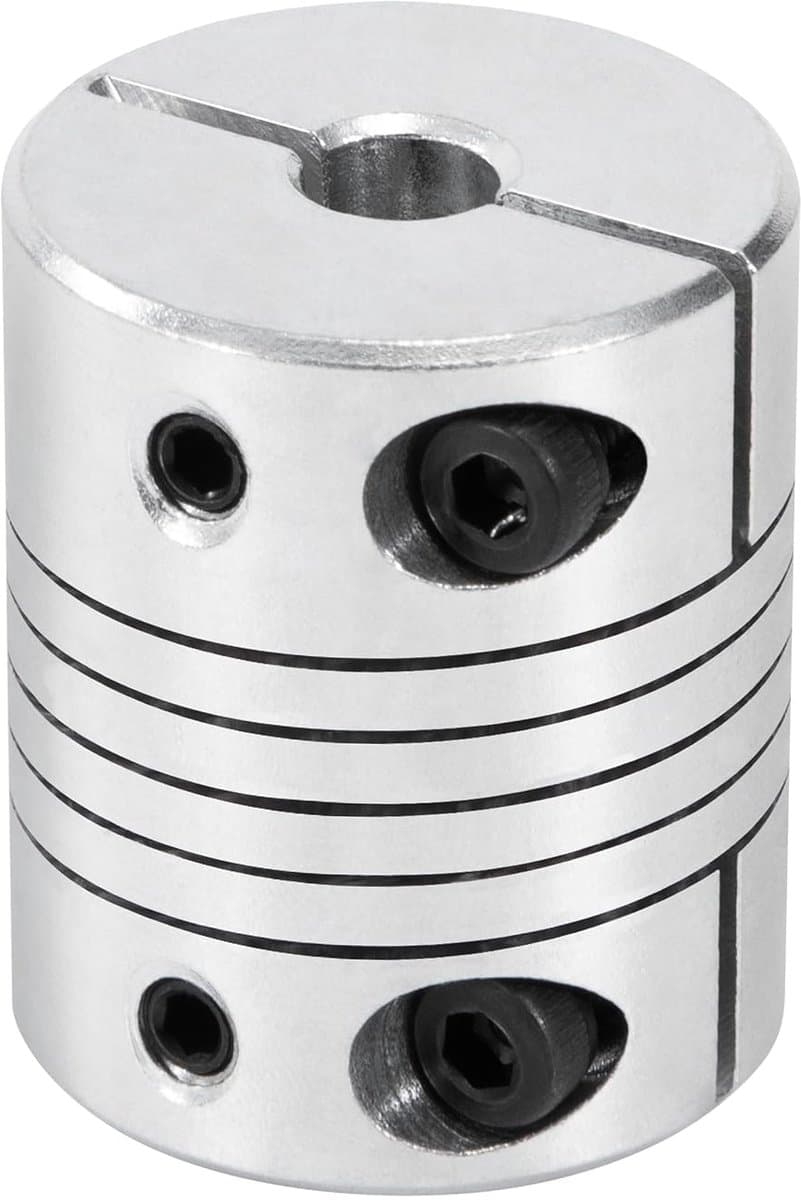 5 mm tot 12 mm, asaansluiting van legering, 25 mm, diameter 30 mm lengte, stappenmotorkoppeling, spiraalvormige bundel, voor 3D-printer, CNC-machine, doe-het-zelf, encoder (5 mm-12 mm)