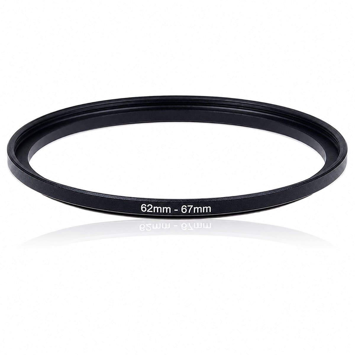 Step Up Filter Adapter Ring 62 naar 67 mm - Lens Filter Verloopring - Camera Lens Adapter voor Grotere Lensfilters - Step Up Ring 62-67 mm