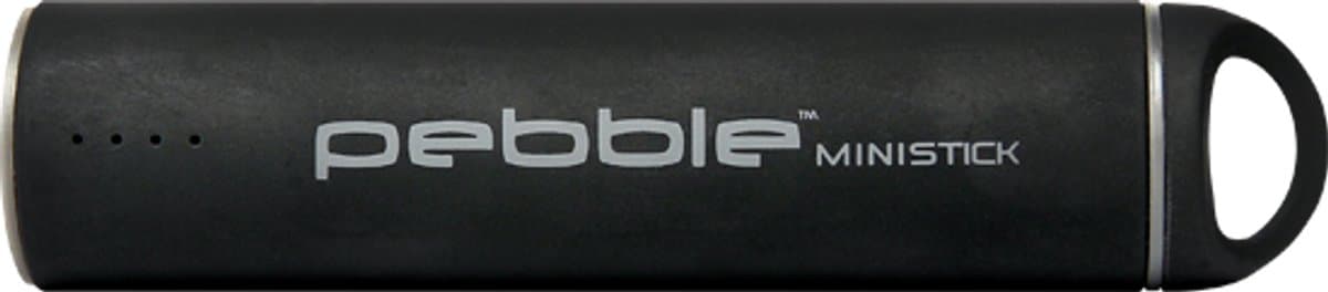 Veho Pebble Ministick - Powerbank 2200mAh - Zwart - USB - Smartphone - Makkelijk mee te nemen