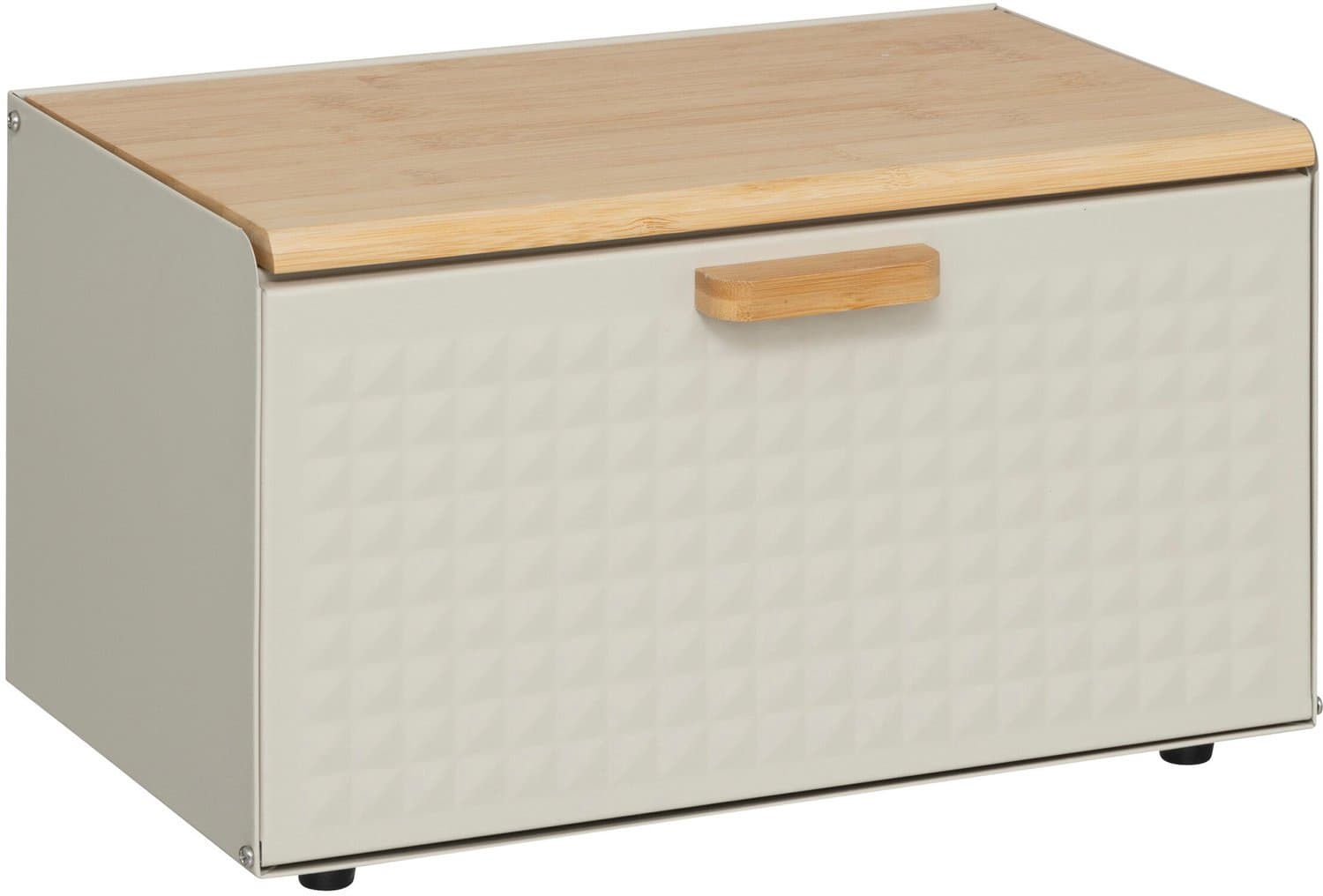 5five Simply Smart - Metalen brooddoos SENSIA met bamboe deksel