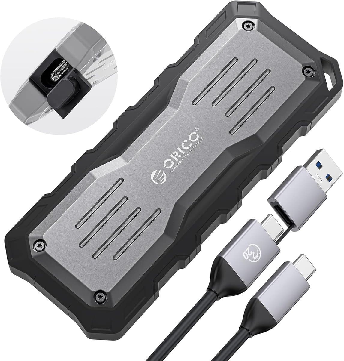 Extreme Portable SSD 2TB, USB 3.2 Gen 2x2, Robuuste Externe Harde Schijf met 2000MB/s Leessnelheid, 1800MB/s Schrijfsnelheid, Perfect voor Videobewerking en Dataopslag
