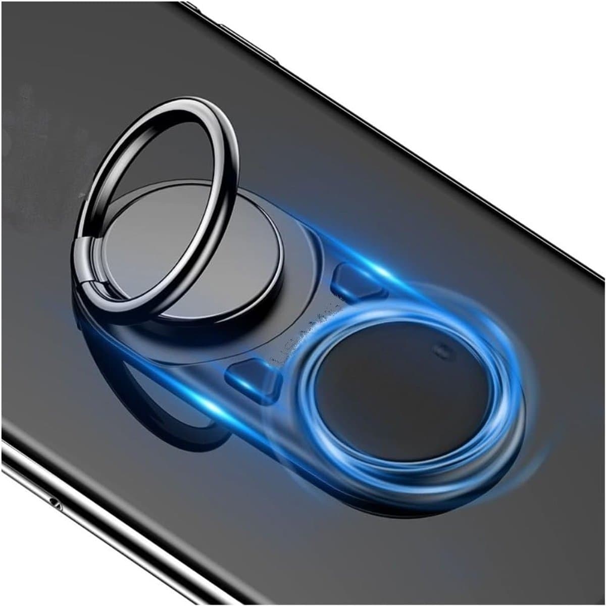 Ring to Eliminate Anxiety Explodes the Plastic Bubbles with your Push Button and Rotates the Wheel voor Vivo X70 Pro+ (2021) - Black