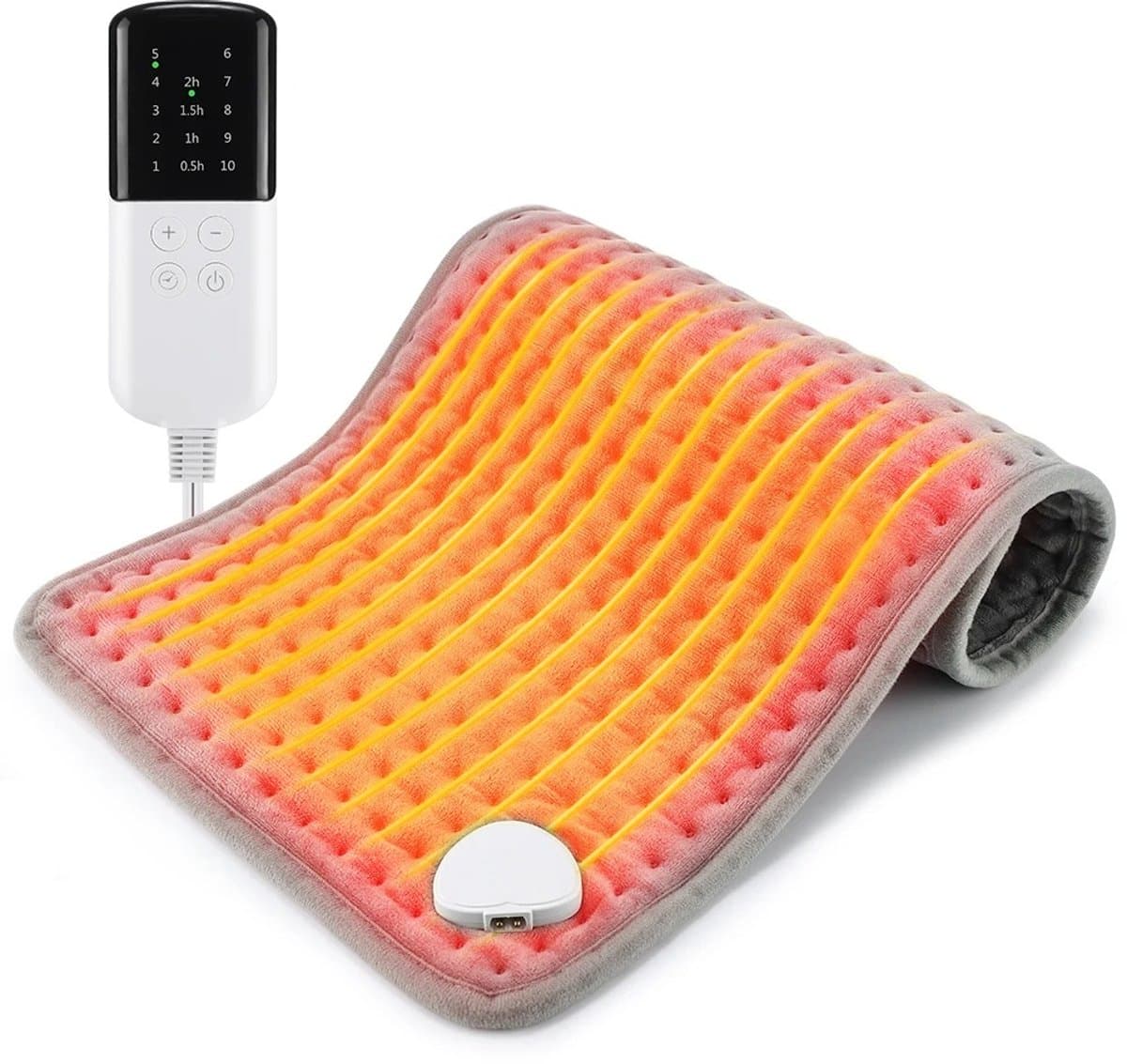 Niamora Verwarming pad - Warmtepad - Heating pad - Warmtemat - 58x29 CM - 10 Niveau 4 Modus Timing - Body Warmer.