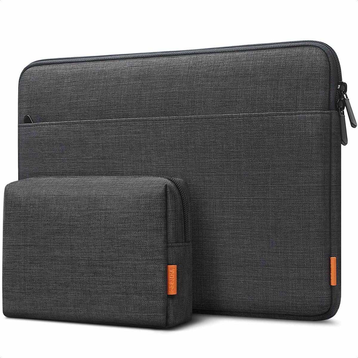 Inateck Laptophoes 14 inch – met opbergvak voor kabels en accessoires