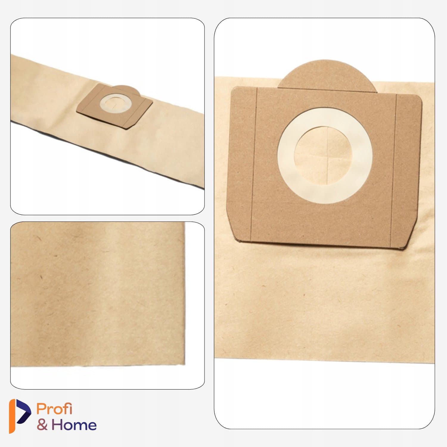 Stofzuigerzakken + Wasbaar Filter voor Kärcher WD 3 P - 5 Stuks