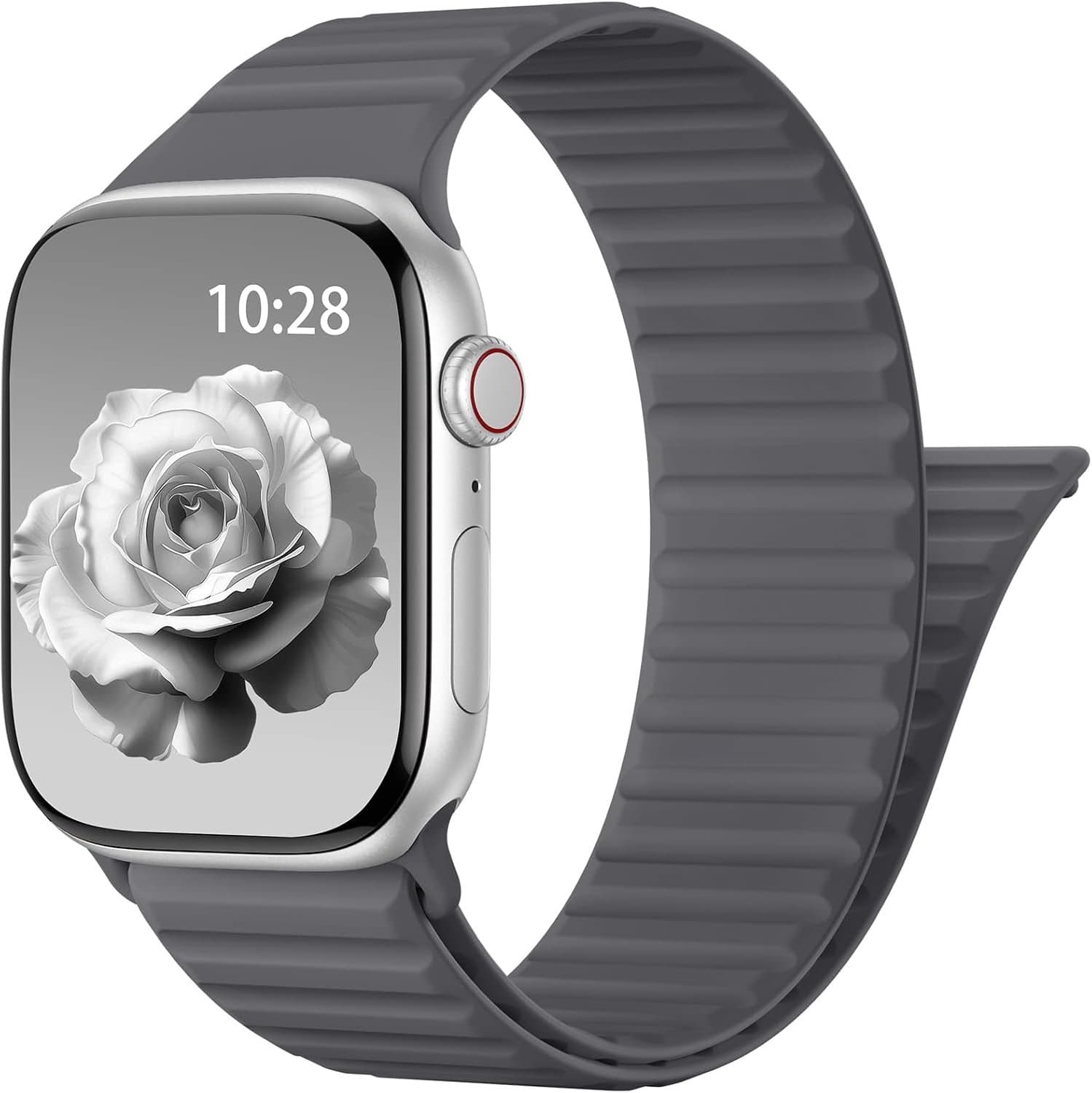 Magnetische sportband silicone - Compatibel met Apple Watch - Stevige grip - Ideaal voor sportactiviteiten - ShopVlot