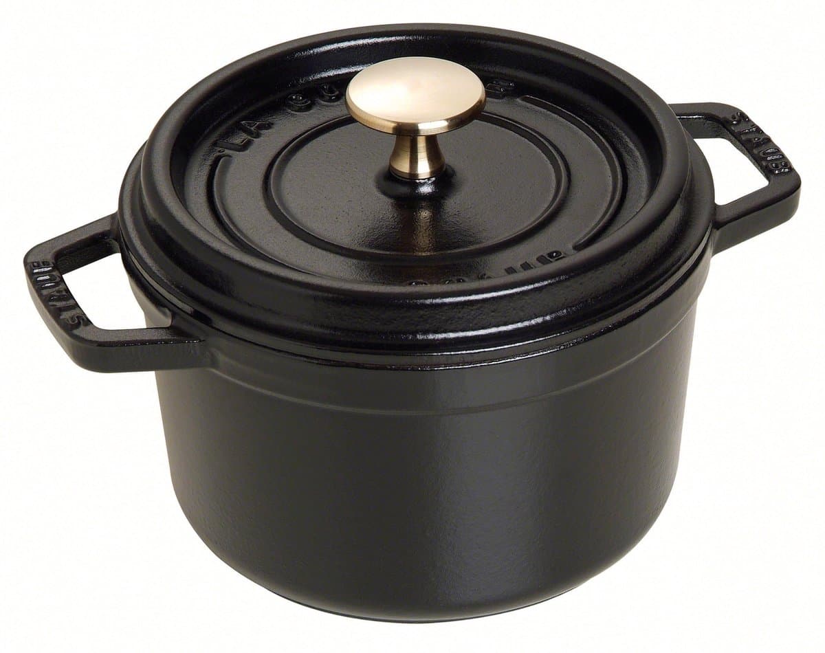 Staub Braadpan / Cocotte - Zwart - ø 16 cm / 1.2 liter