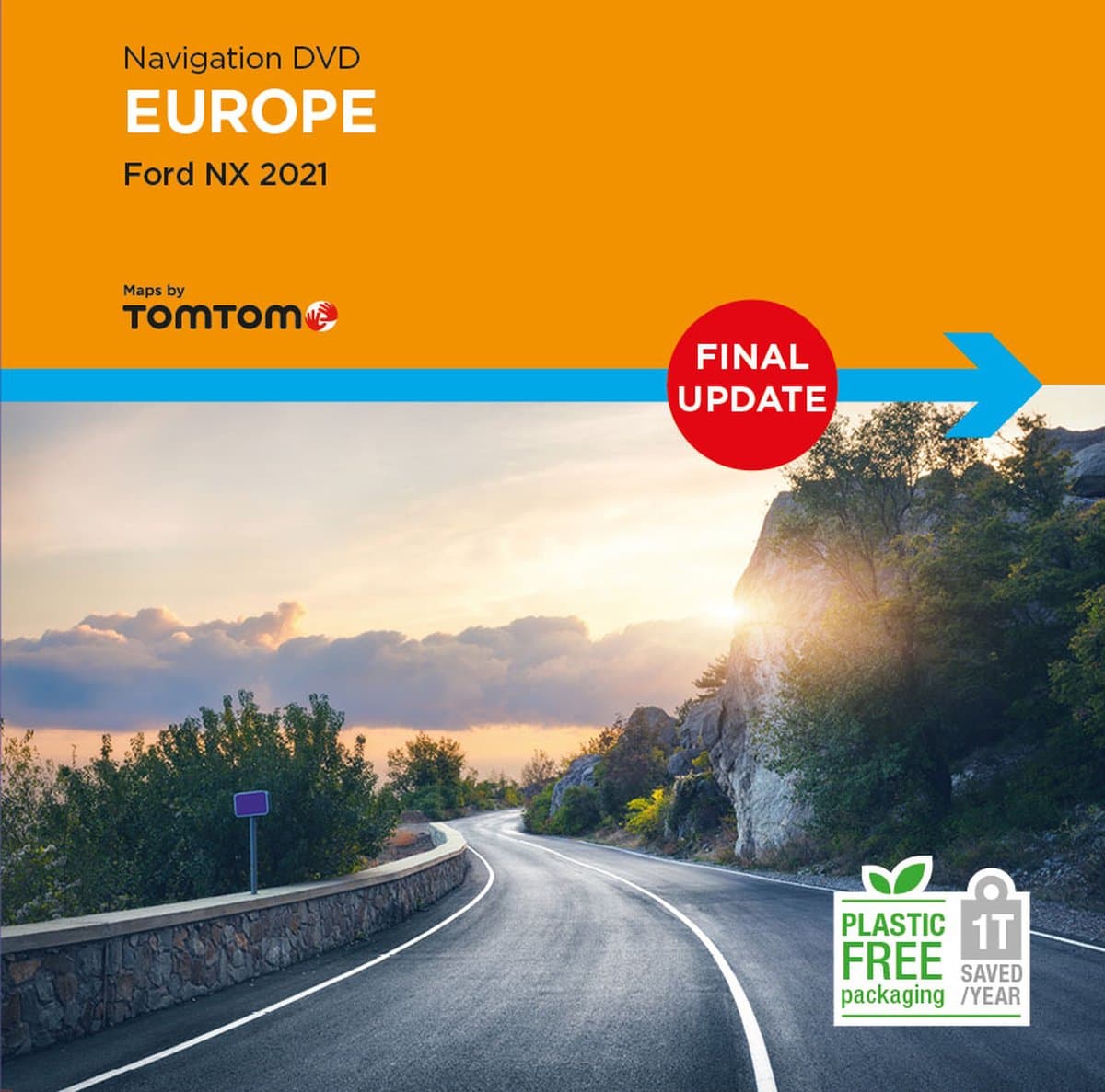 2021 Ford NX GPS Navigatie DVD Europa