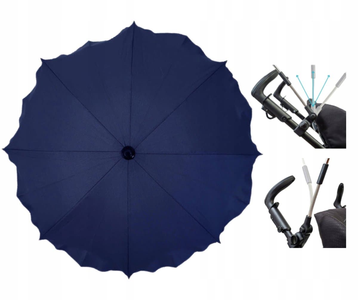 Marine Ronde Kinderwagen Parasol UV50+ 75cm