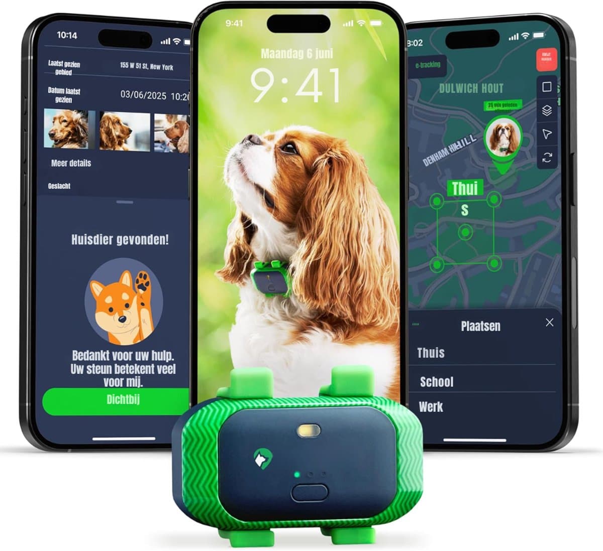 Quvo® GPS Tracker kat - GPS Tracker - GPS Trackers - Zwart - 12cm x 11cm x 5cm