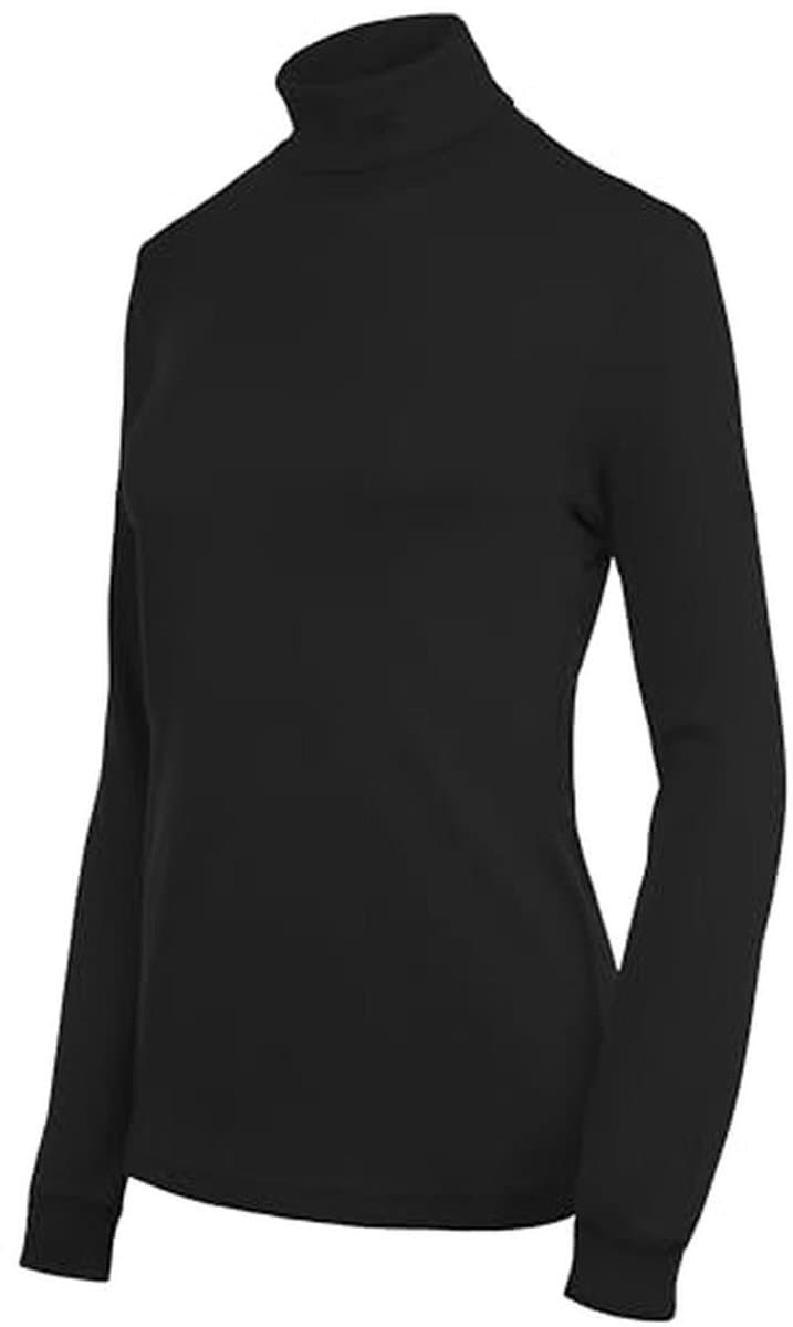 Dames Ski Shirt met Lange Mouwen en Hoge Hals van 100% Katoen