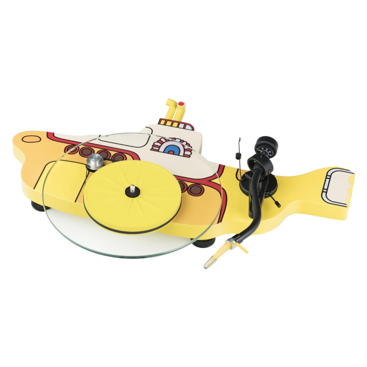 Pro-Ject The Beatles Yellow Submarine – Exclusieve Platenspeler – MM Pick-up Element – MDF-chassis