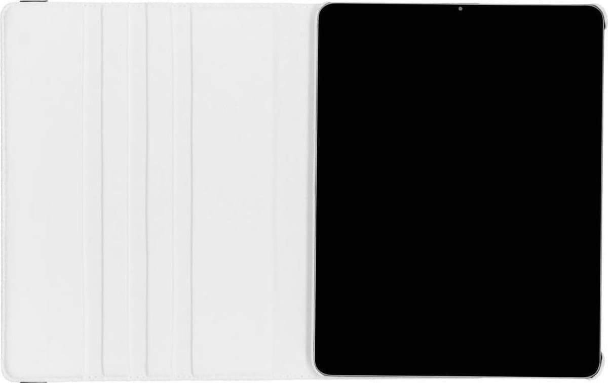 New Age Devi - "Luxe Tablet Hoes \- Geschikt voor Ipad - Geschikt voor 1e (2015) en 2e (2017) generatie \- 12.9" \- 360° Draaibare Bookcase \- Wit"