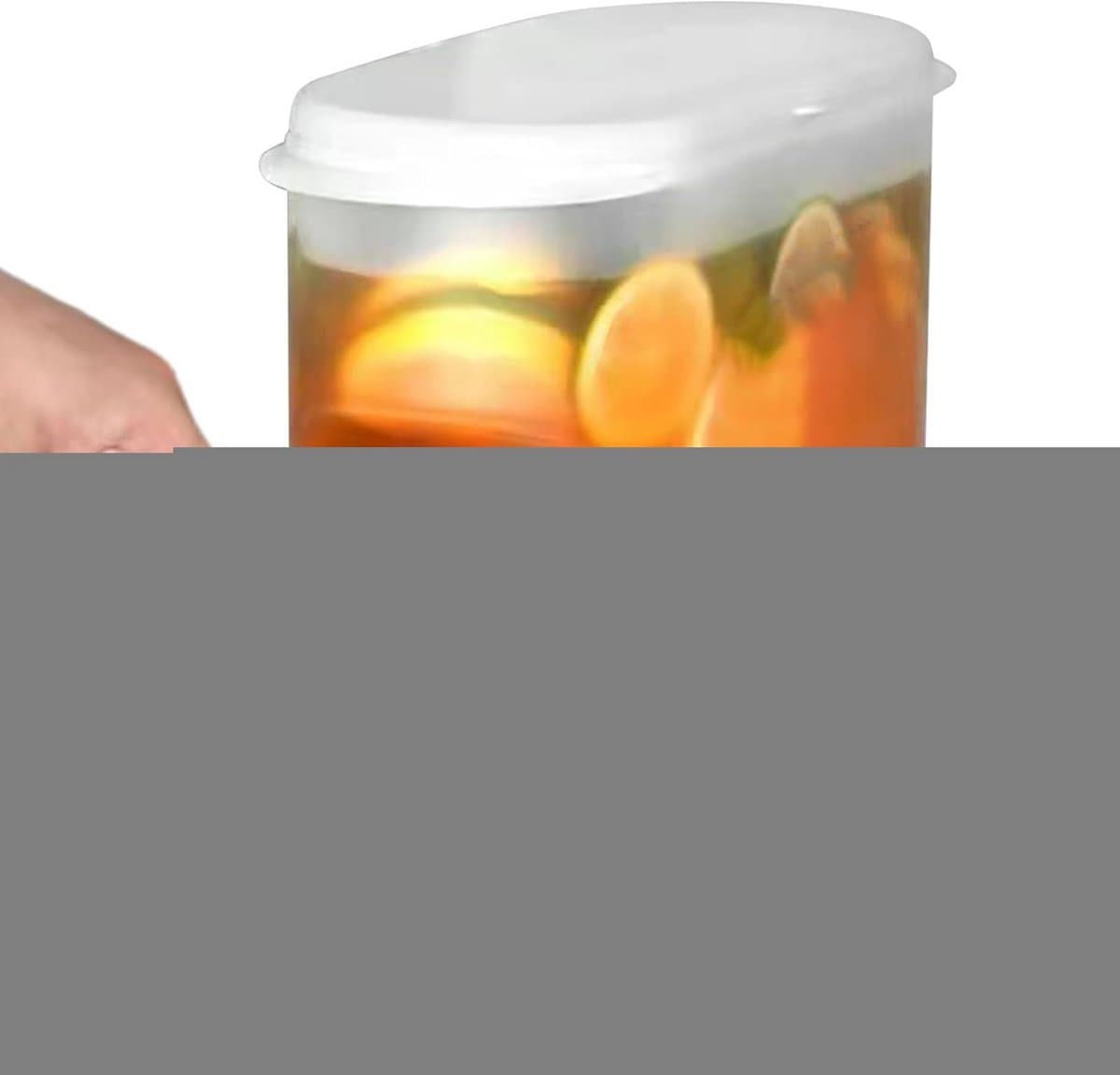 Grote Drankdispenser 2.8L met Kraan voor Koelkast - Waterkan voor Limonade, IJsthee en Sap