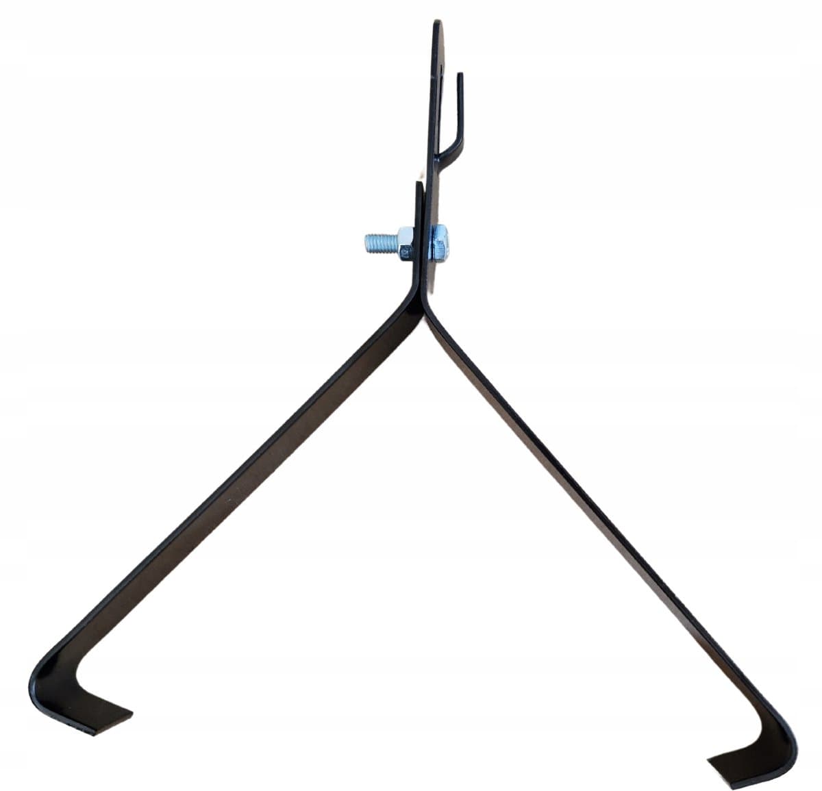 Błyskawica - Nokbeugel Bliksemafleider - Zwart Gepoedercoat - Type G-2 - Voor Draad Ø 6-8mm