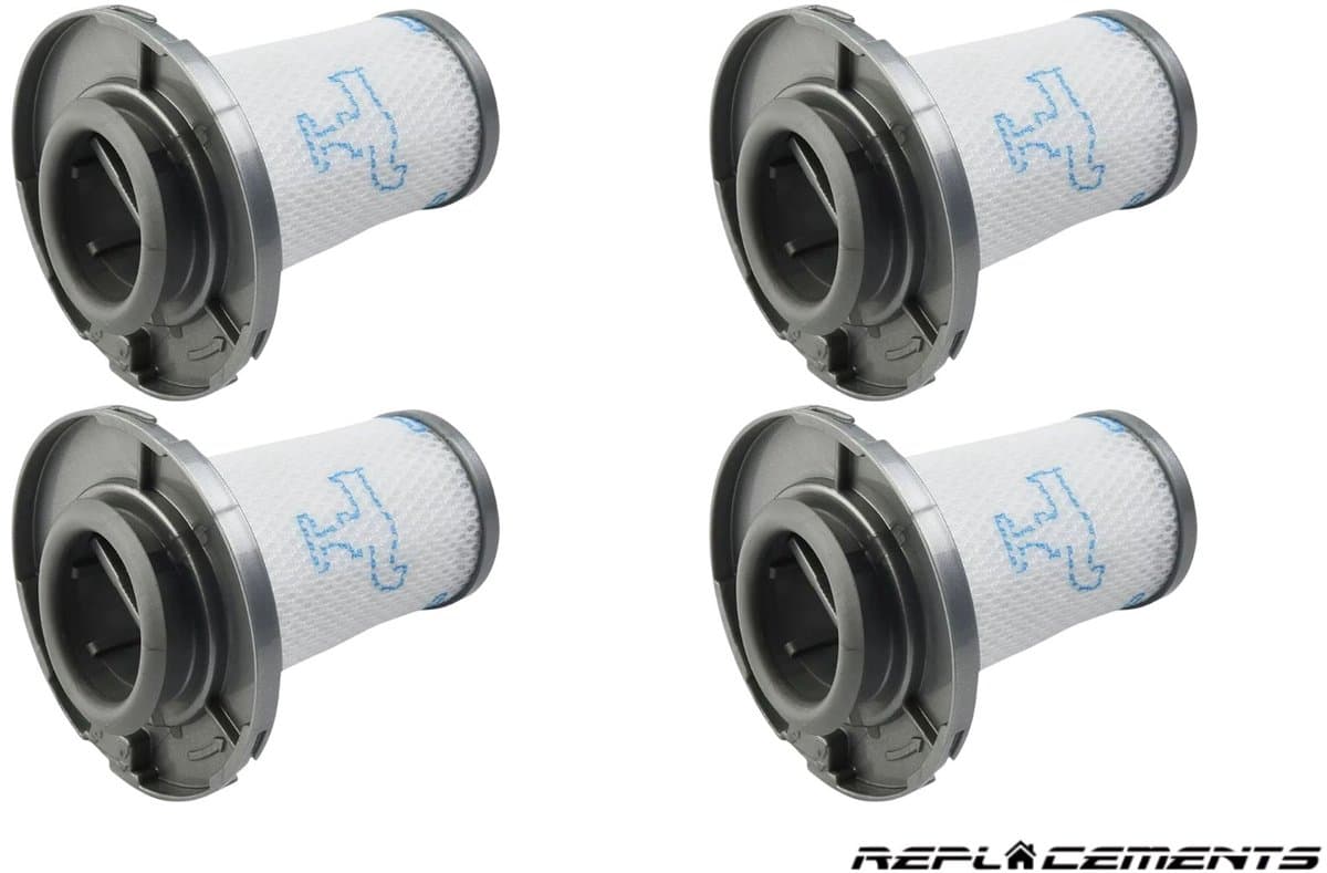 Replacements® set van 4 filters geschikt voor de Rowenta X-Force - Vervangt ZR009006