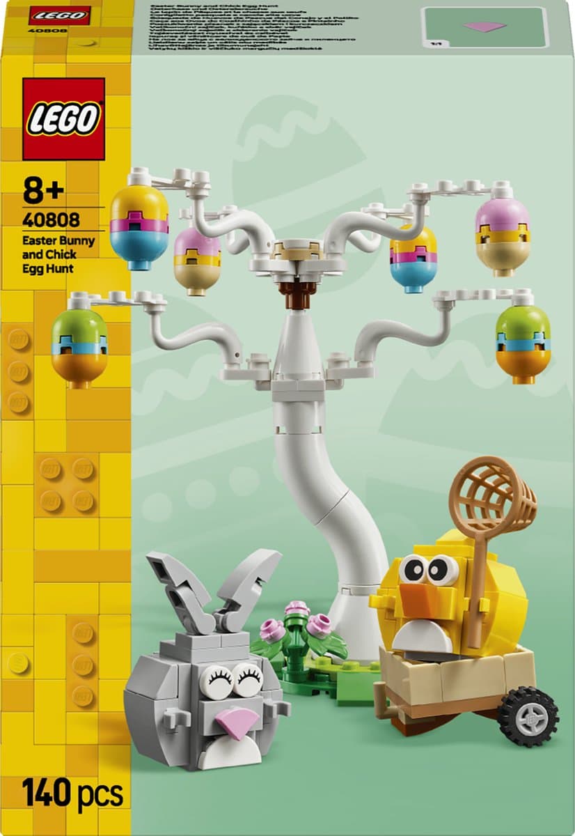 LEGO Iconic 40808 Eieren zoeken met konijn en kuiken