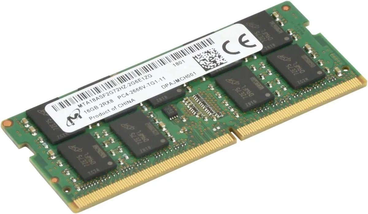 Micron MTA18ASF2G72HZ-2G6E1ZG – 16GB DDR4 2666MHz SO-DIMM Laptop Geheugen – Betrouwbaar & Snel