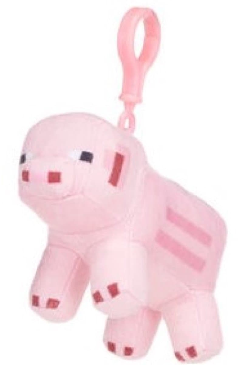 Minecraft - Pig Knuffel Bag Clip 12cm
