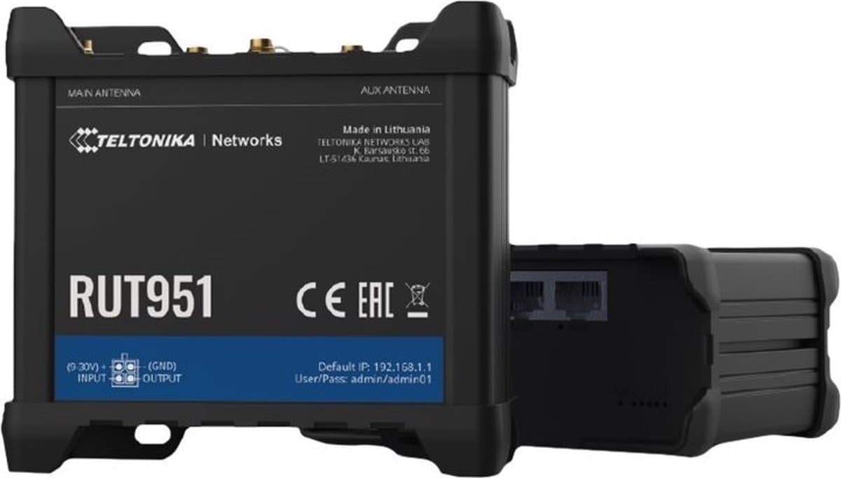Teltonika RUT951Industrial Dual SIM LTE Wifi Router