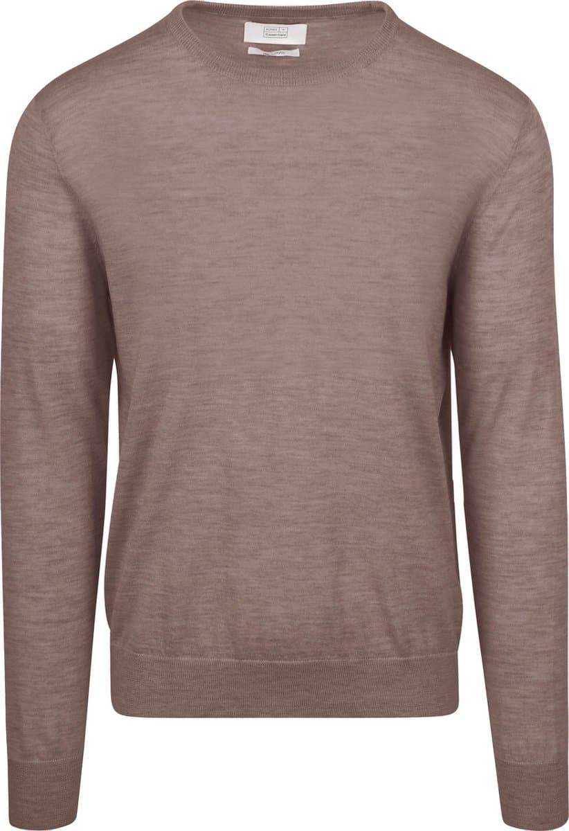King Essentials The John Pullover Merino Bruin - Maat XL - Heren - Pullovers