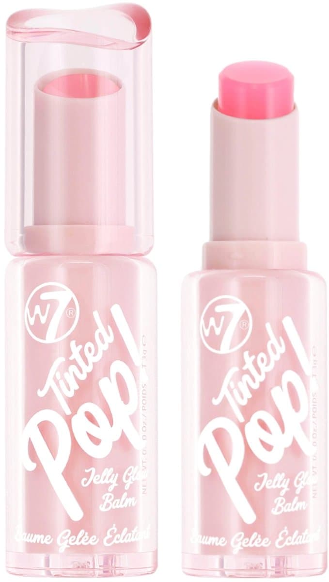 W7 Tinted Pop! Jelly Glow Balm Lipstick - Sweet