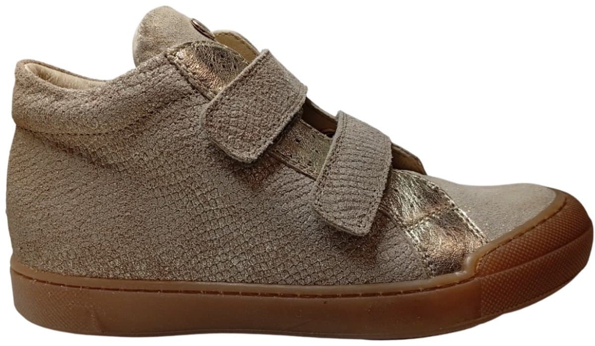 Naturino - Dord - Mt 23- Velcro's bumper bling bling lederen sneakers - goud
