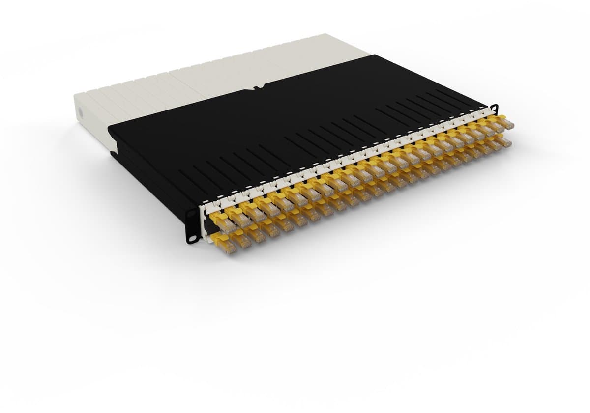 PATCHBOX PONEX8UTPYL netwerkkabel Geel 0,8 m Cat6a U/UTP (UTP)