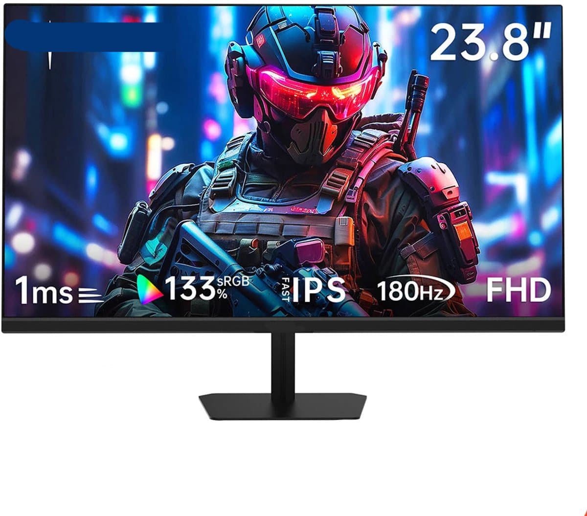 Gaming Monitor - PC Monitor - Monitoren - 23.8'' - 180Hz - Full HD Fast IPS Scherm met 1ms Reactietijd en 1000:1 Contrastverhouding