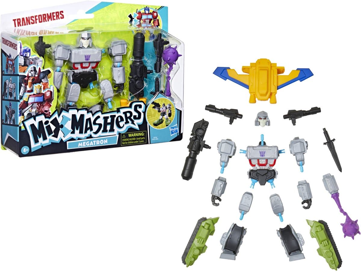 Hasbro Transformers MixMashers Megatron actiefiguur - F9736, 12 cm, Multi