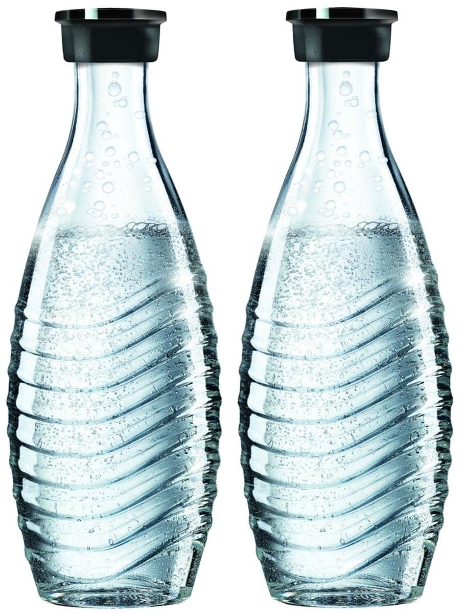 SodaStream DuoPack bruiswaterapparaat - Maak bruiswater thuis - Inclusief twee glazen karaffen - BPA-vrij