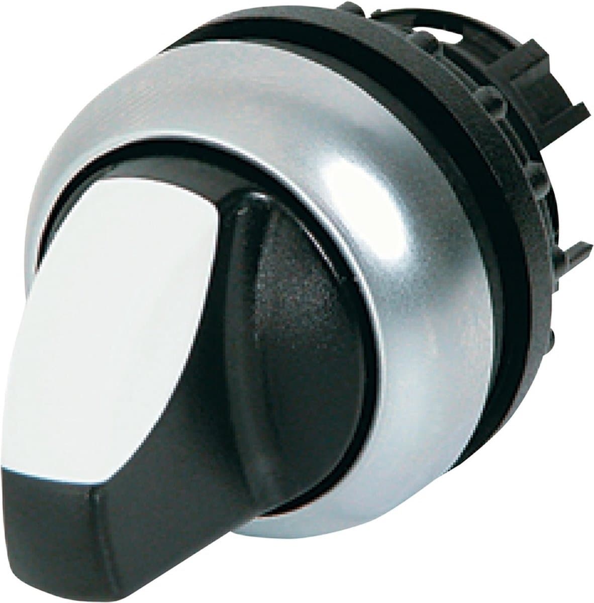 Eaton 216812-BK M22-WLK-W Keuzetoets Kunststof frontring Knevel Zwart 1 stuk(s)