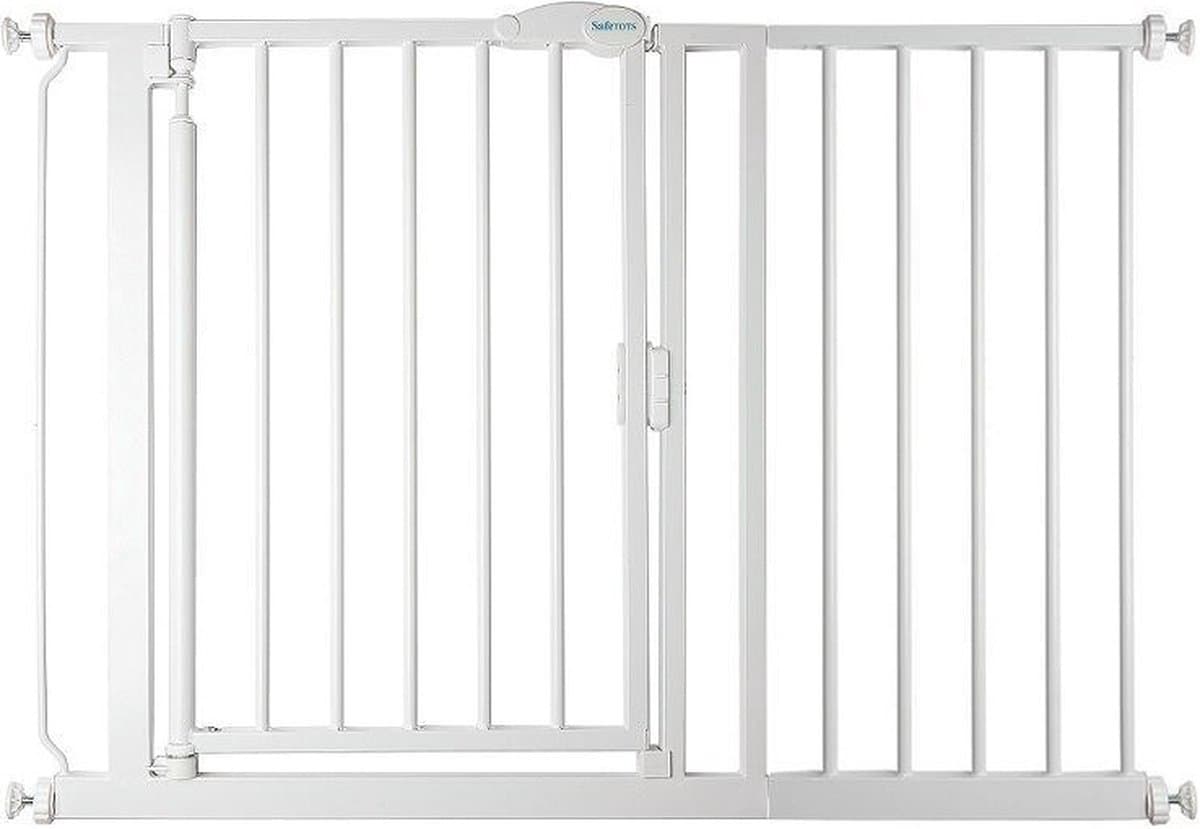 Safetots Self Closing Klemhek, Traphekje, 111cm - 118cm, Wit