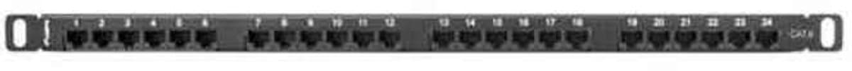 24-port UTP Category 6 Patch Panel Lanberg PPU6-0024-B