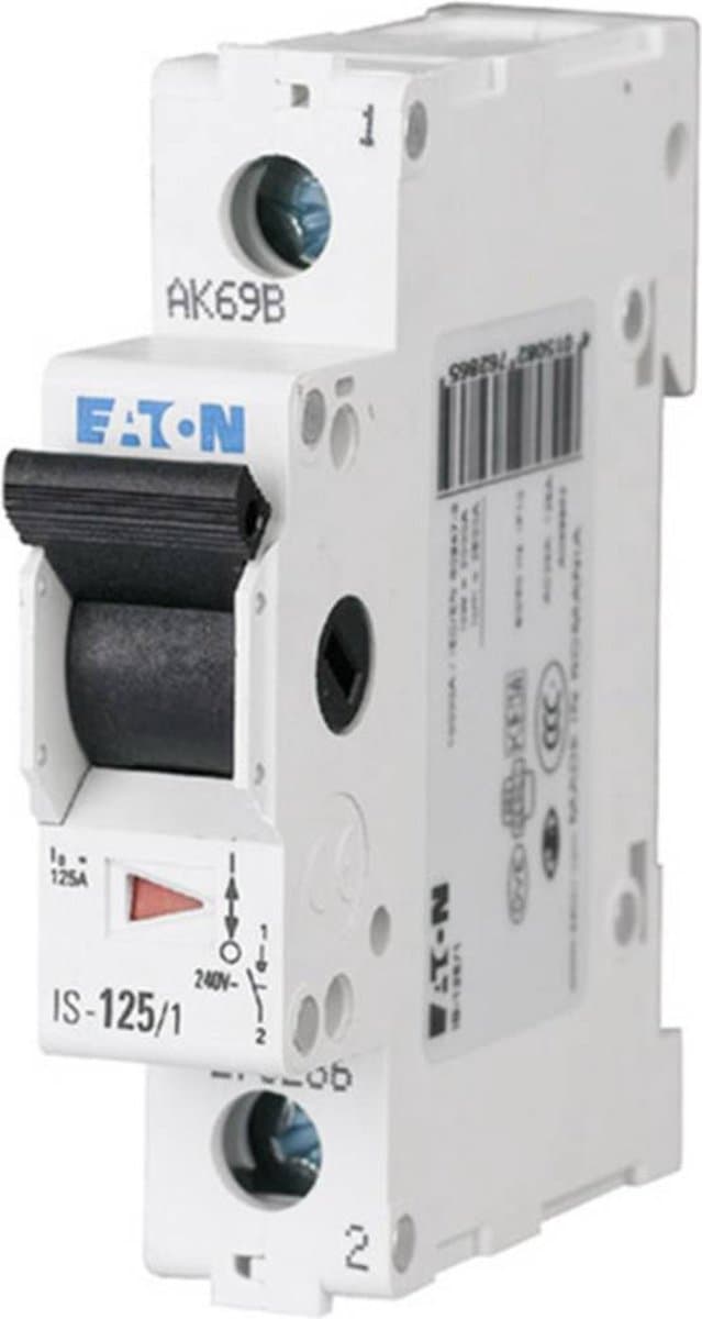 Eaton 276270 Hoofdschakelaar 1-polig 40 A 1x NC, 1x NO 240 V/AC