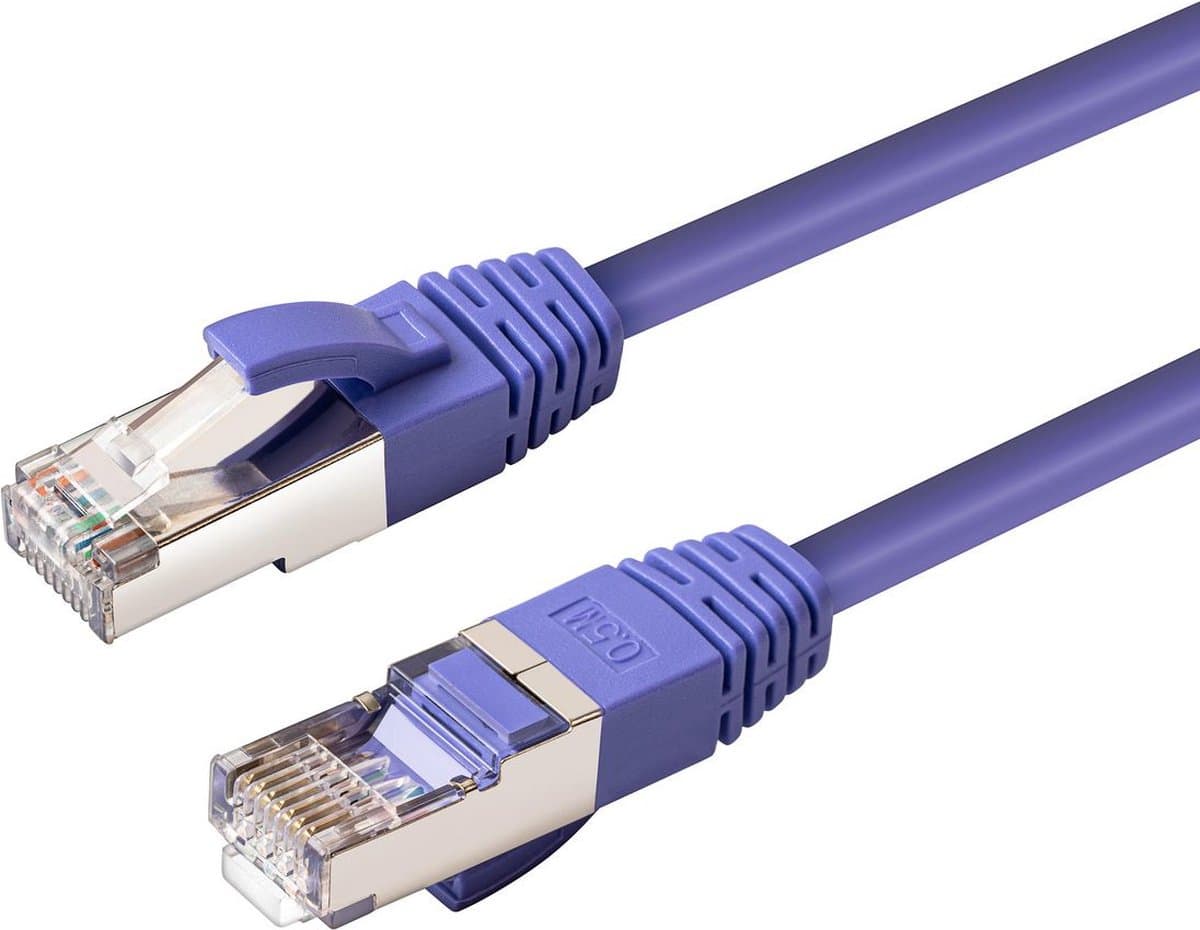 Microconnect MC-SFTP6A0025P netwerkkabel Paars 0,25 m Cat6a S/FTP (S-STP)