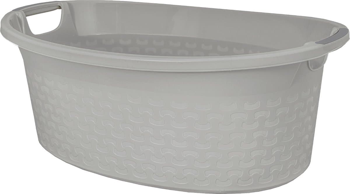 BranQ Cotton - Wasmand 60L - grijs