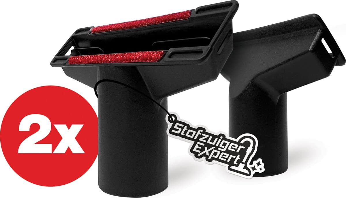 2x Miele Meubelzuigmond - Stofzuiger onderdeel Geschikt voor Alle Miele stofzuigers - Vervangende Hulpstuk 35mm Alternatief - Als Origineel 1 op 1 pasvorm - Opbergen Onder Accessoires Klep