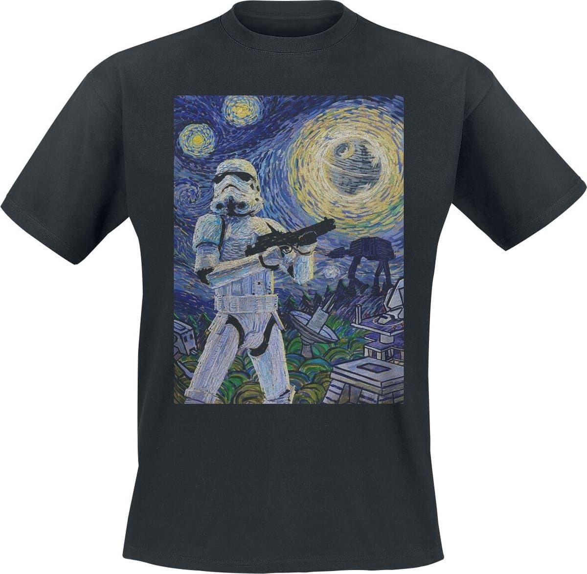Star Wars Stormy Night Heren T-shirt - zwart - XXL