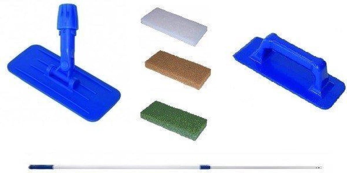Padhouder set incl. telescopischsteel en 3 verschillende pads Doodlebug.