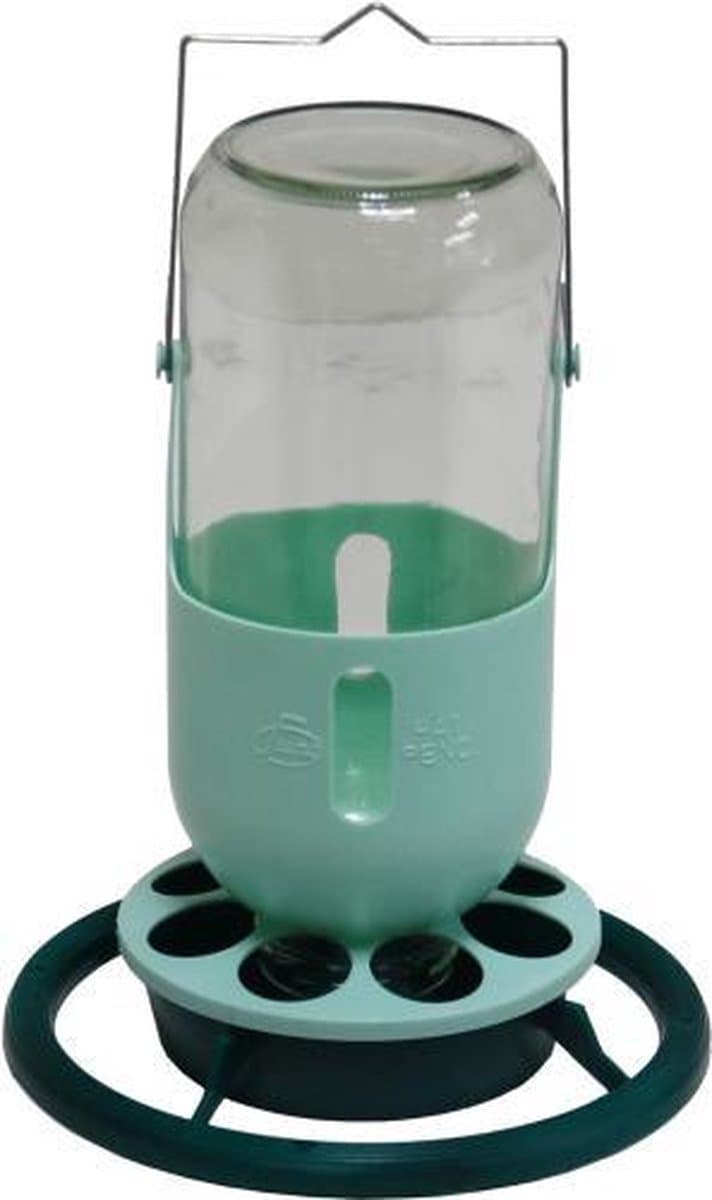 Dierenbenodigdheden Mijn lamp Glas Fauna + Drinkfles 1L Groen