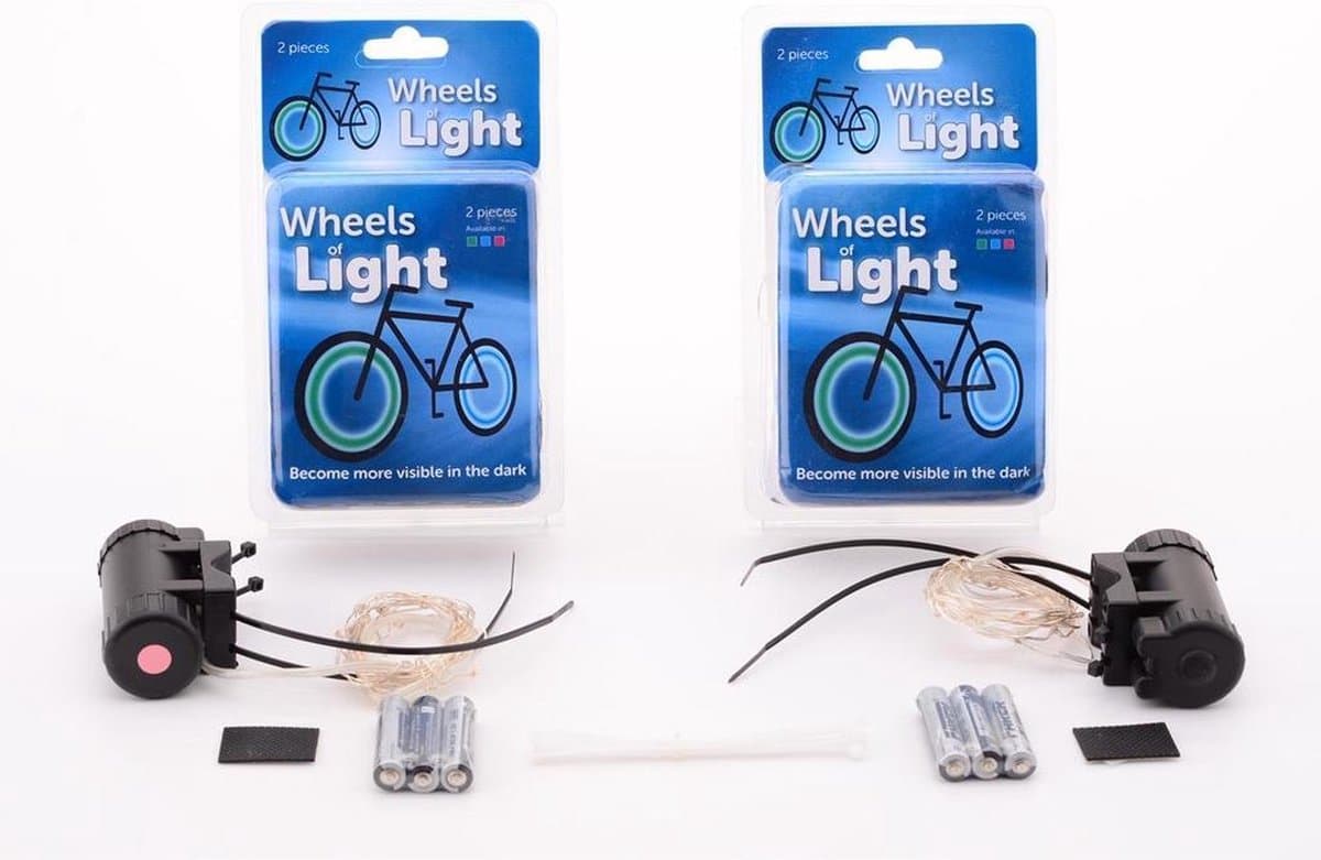 Fiets Wielverlichting 2 Stuks 3 Kleuren