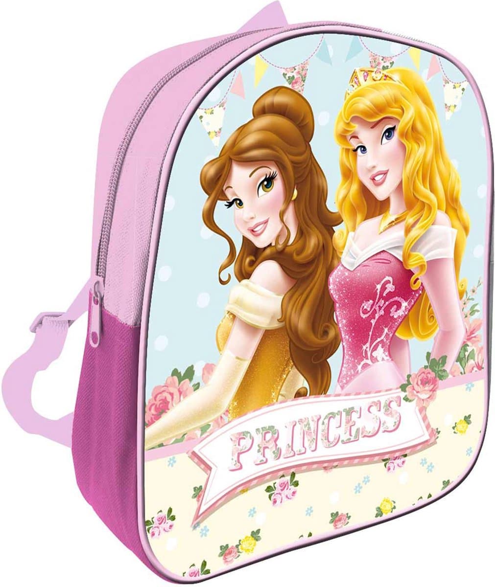 Princess rugzak 28 cm flower