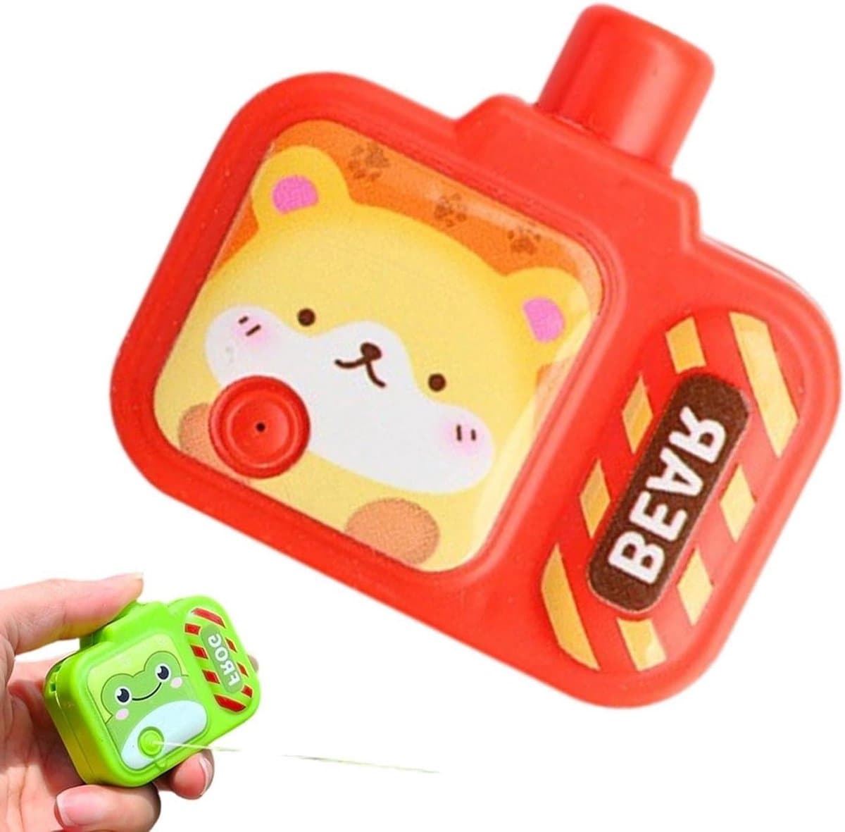 Waterspeelgoed Camera - Waterpistool Kinderen - Buitenspelen Zomer - Handmatig Interactief - 8 x 7 x 3 cm - Geel