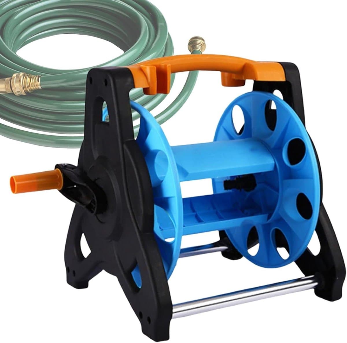 Buishaspel Trolley - Slang Hasper - Buiten Buis Opslag - Verbeterde Demontage - 384 x 355 cm - Grijs