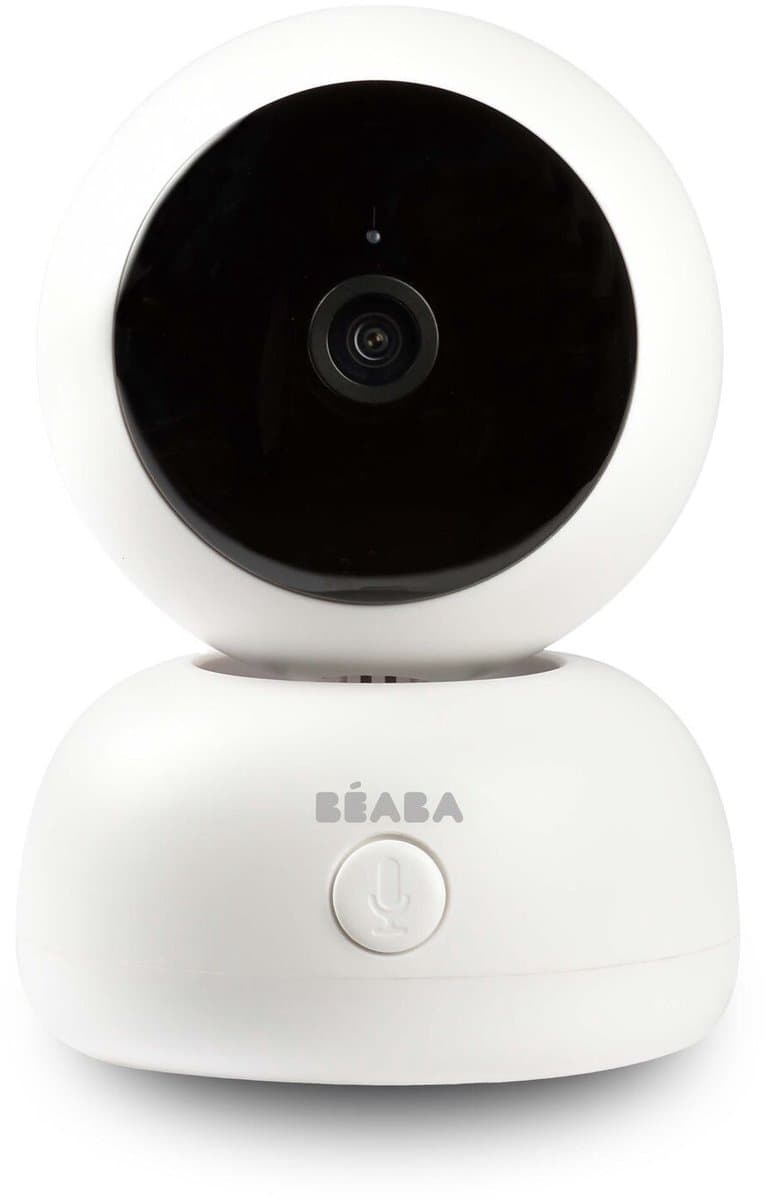 Béaba Zen Premium - Babyfoon met Video - 360° Draaibare Camera - Full HD - Infrarood Nachtzicht - Bediening via App en Ouderunit - Wit