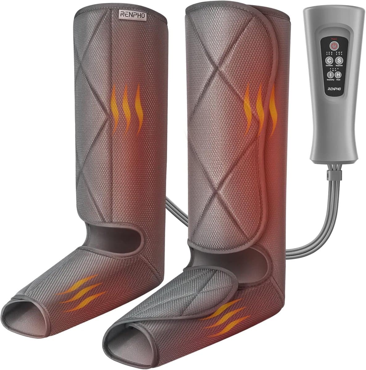 Renpho Voet- en Kuitmassager - Warmtefunctie – Voetmassage Apparaat met Luchtcompressie