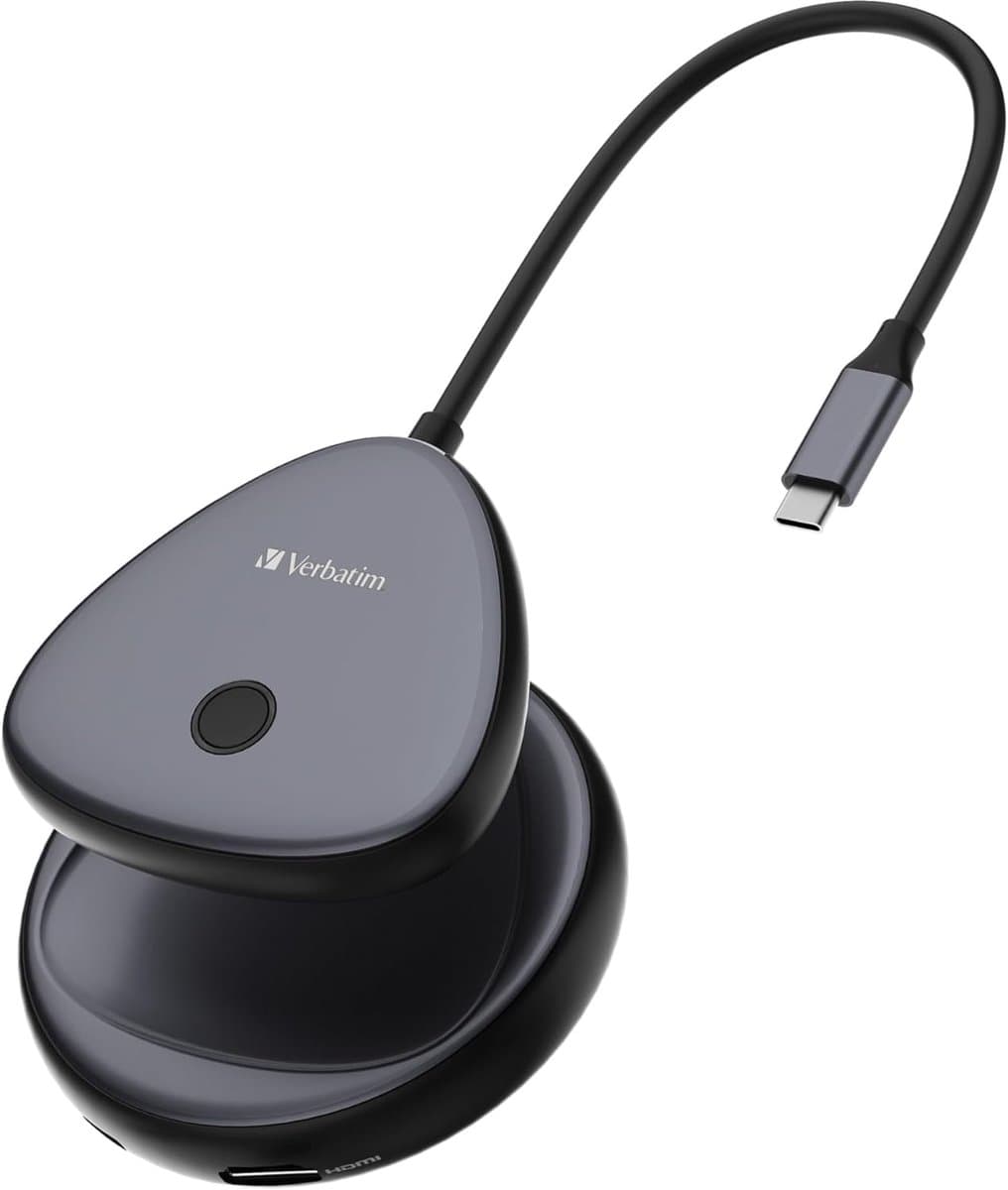 4K Draadloze HDMI Zender en Ontvanger voor Streaming vanaf Laptop, PC en Smartphone - Zwart